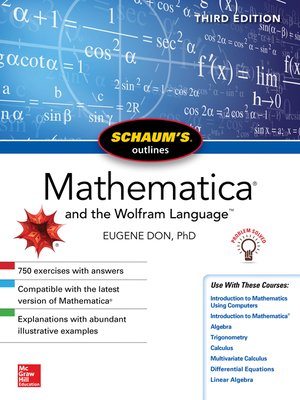 cover image of Schaum's Outline of Mathematica